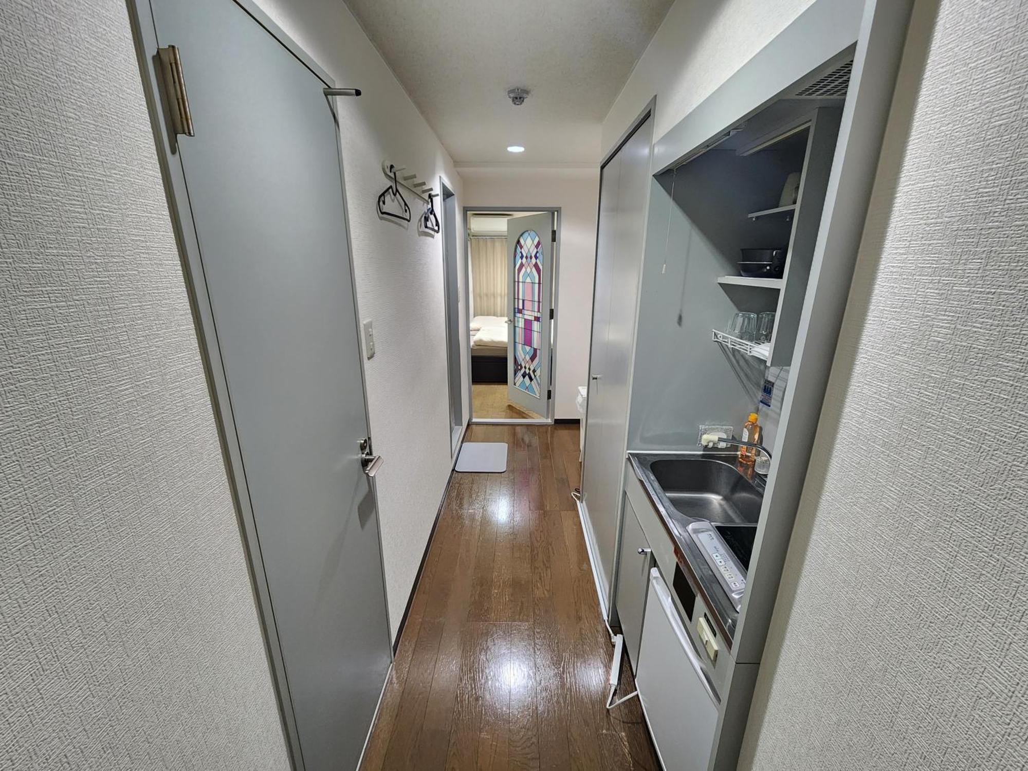 난바역 도보5분 시내중심 Mori Apartment 오사카 외부 사진